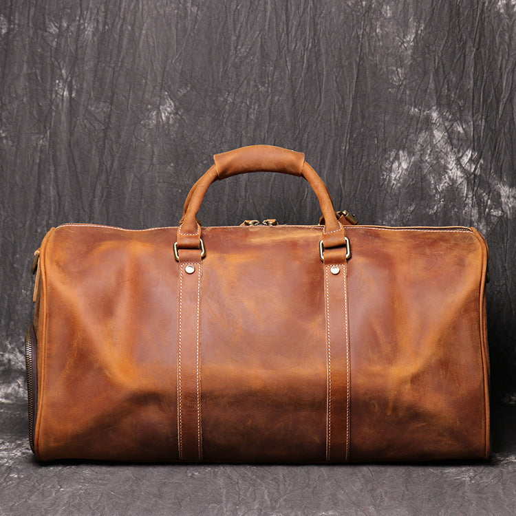 ROVEN LEATHER WEEKENDER Full-Grain Leather Travel Duffel / Unisex