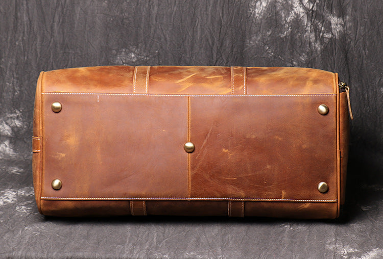 ROVEN LEATHER WEEKENDER Full-Grain Leather Travel Duffel / Unisex