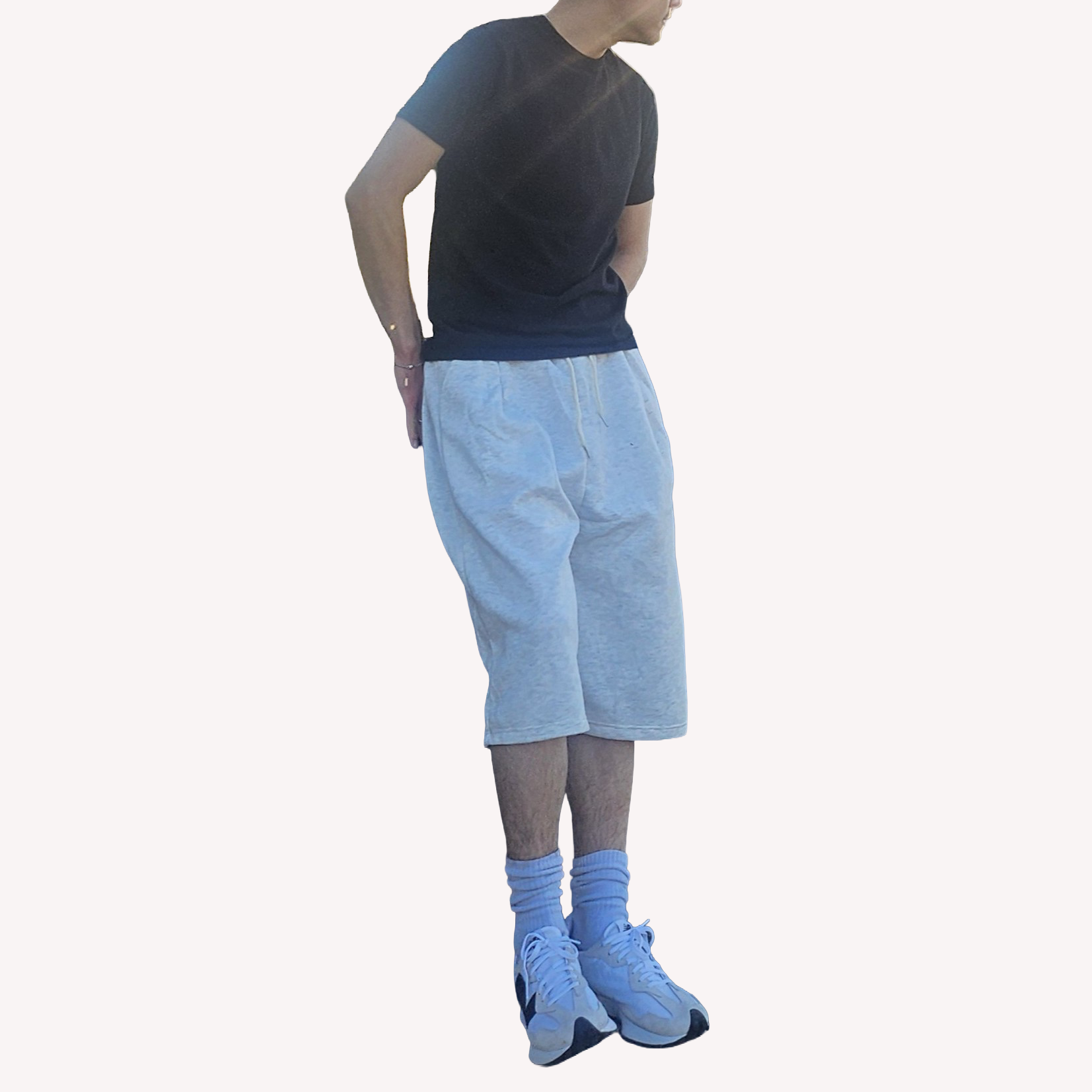 Pintuck Burmuda Shorts