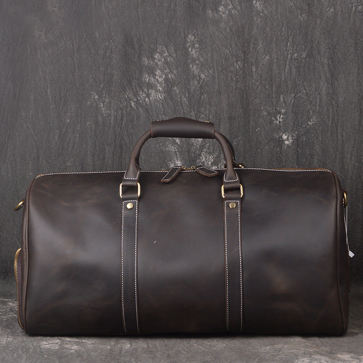ROVEN LEATHER WEEKENDER Full-Grain Leather Travel Duffel / Unisex
