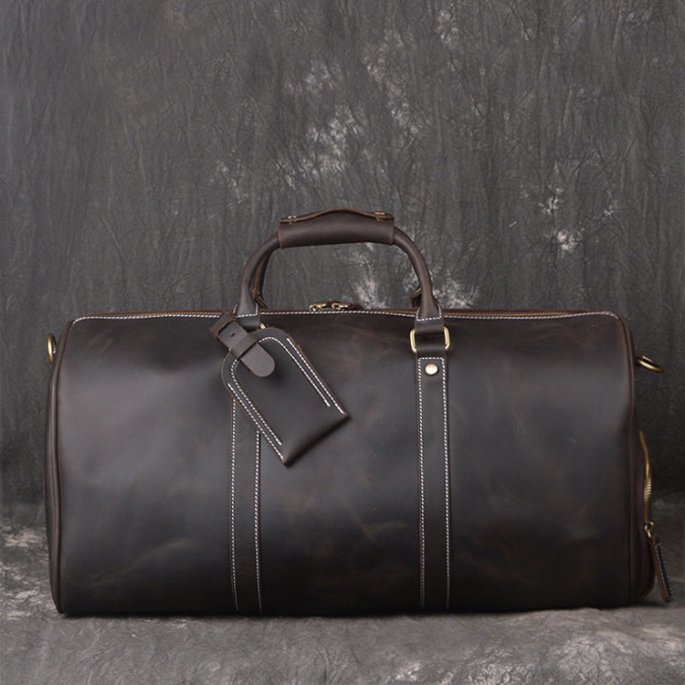 ROVEN LEATHER WEEKENDER Full-Grain Leather Travel Duffel / Unisex