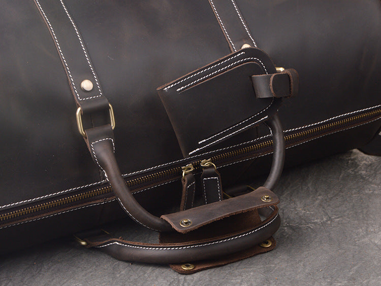ROVEN LEATHER WEEKENDER Full-Grain Leather Travel Duffel / Unisex