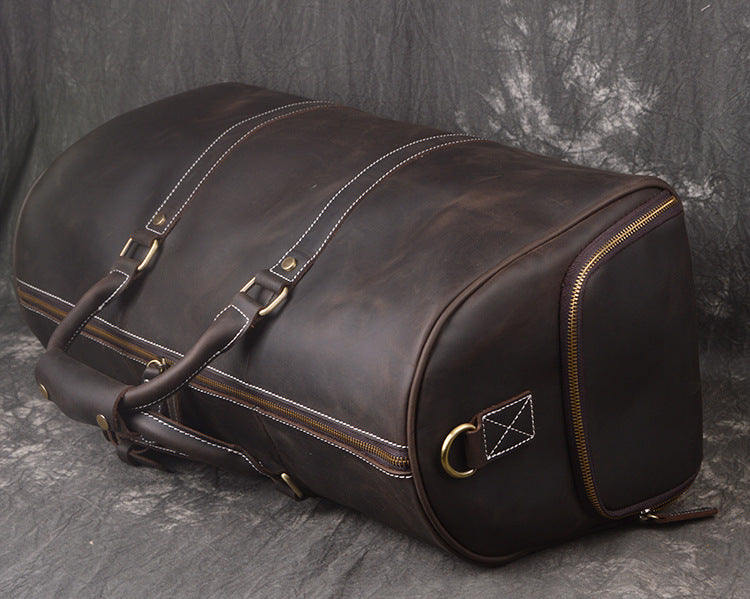 ROVEN LEATHER WEEKENDER Full-Grain Leather Travel Duffel / Unisex