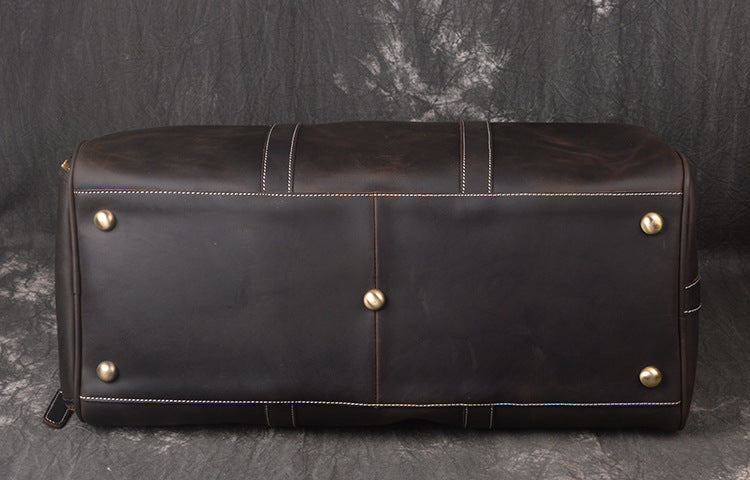 ROVEN LEATHER WEEKENDER Full-Grain Leather Travel Duffel / Unisex