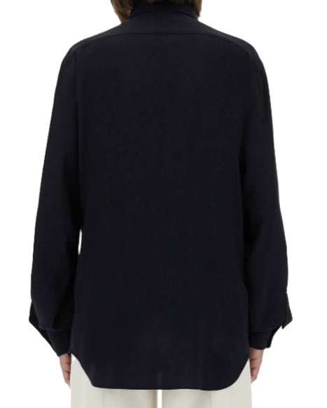 MOSCHINO Wool Button-Down Shirt