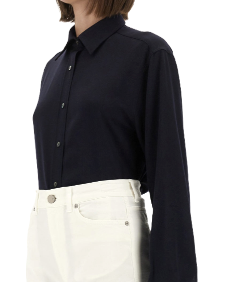 MOSCHINO Wool Button-Down Shirt