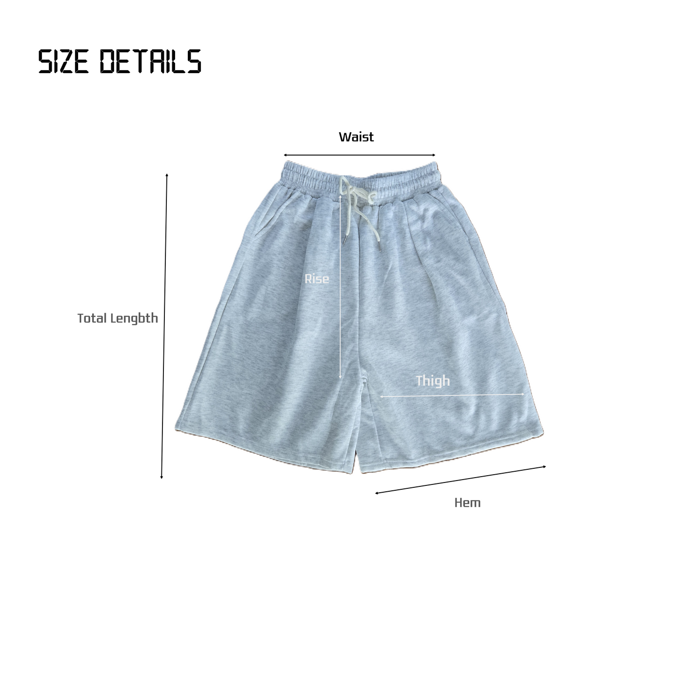 Unisex Fleece Shorts  [Styled on Her]