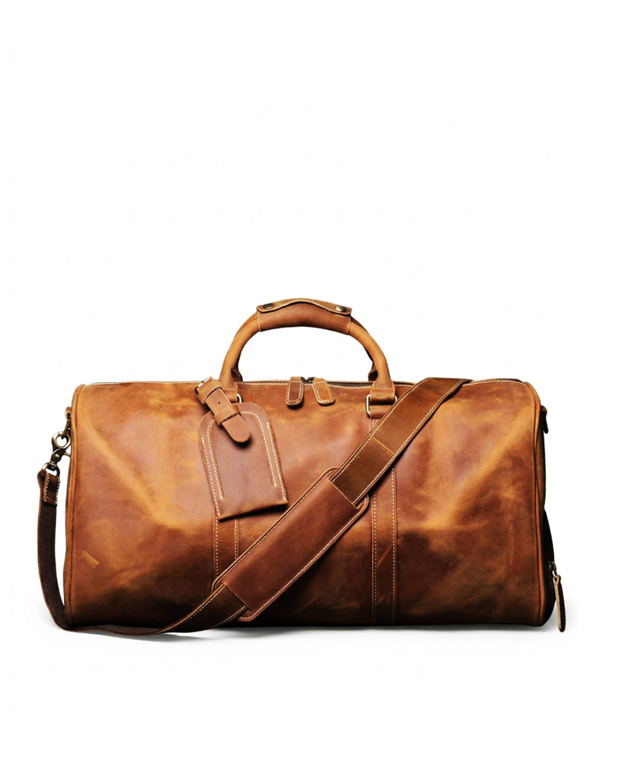 ROVEN LEATHER WEEKENDER Full-Grain Leather Travel Duffel / Unisex