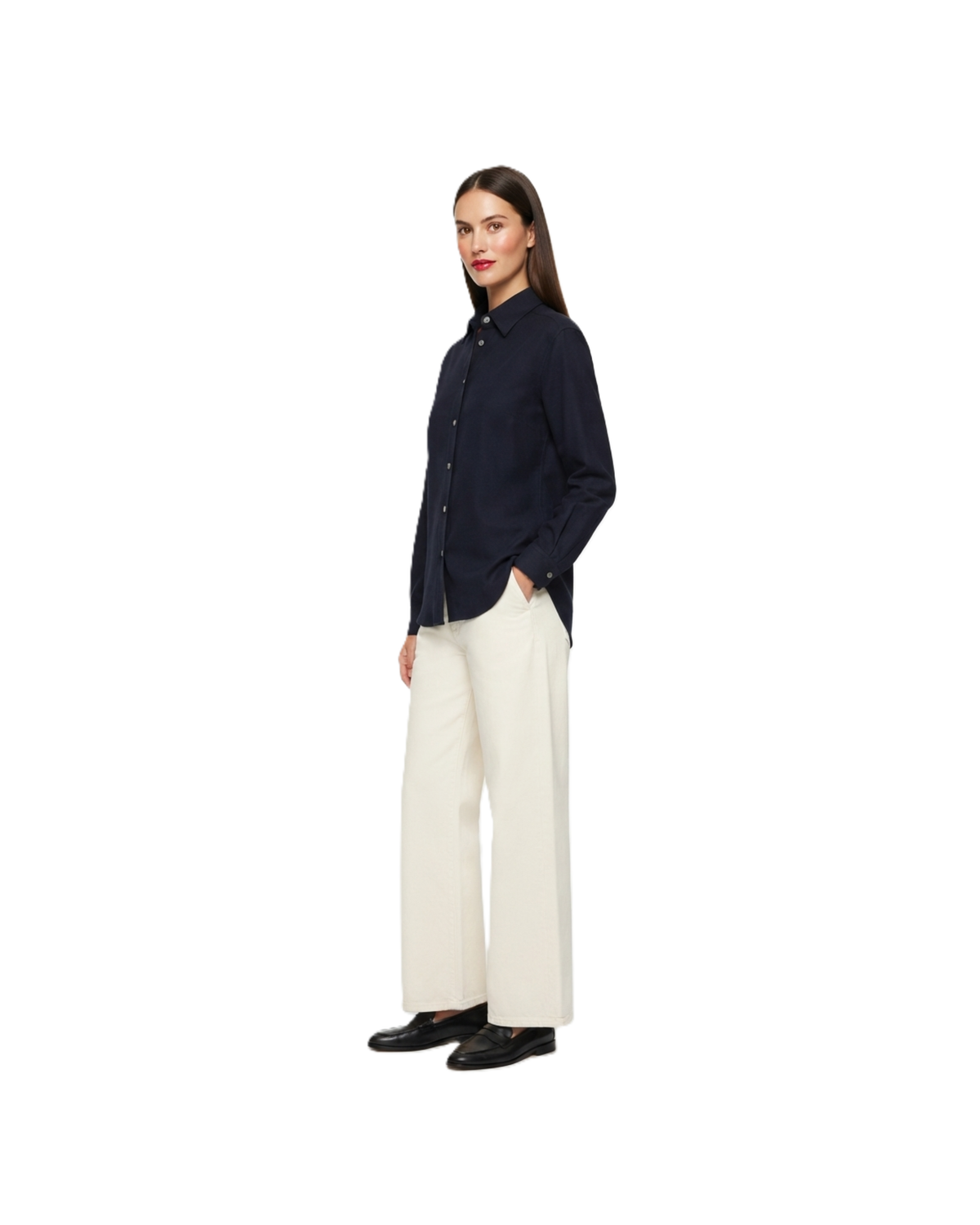 MOSCHINO Wool Button-Down Shirt