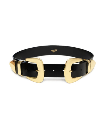 Double Buckle Western Waist Belt