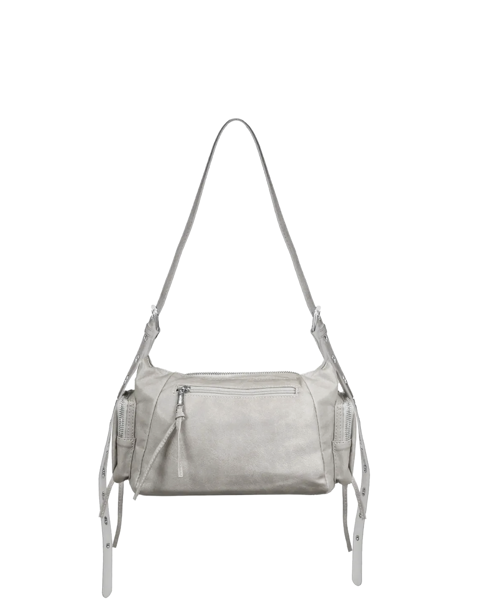 MARA Multi-Pocket Shoulder Bag - Pink/ Beige/ Burgundy