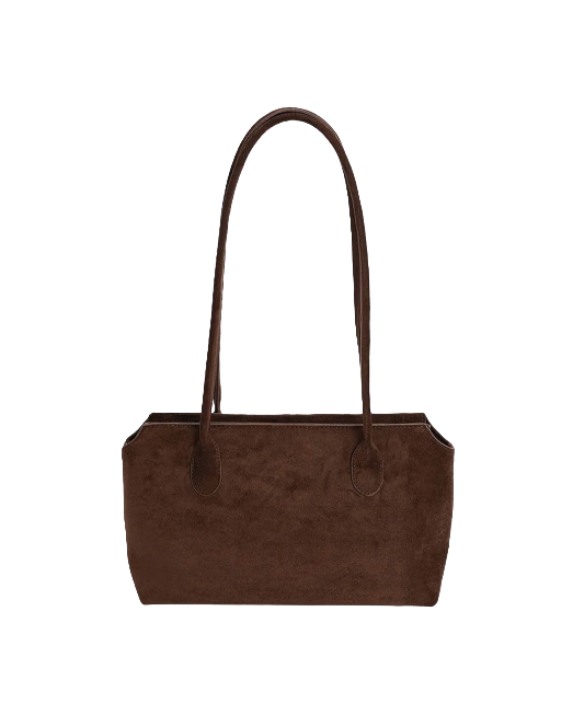 AVE Lowline Shoulder Bag | Faux Suede Long Handle Bag
