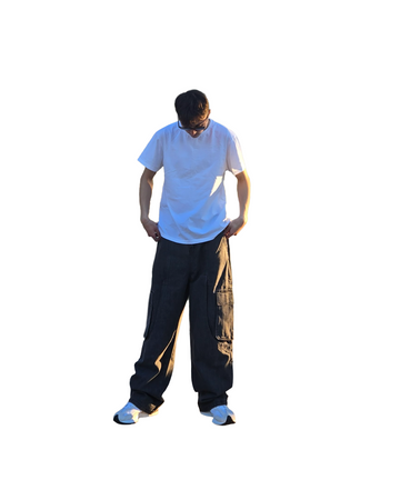 VORN Tuck Wide Cargo Denim [Styled on Him]