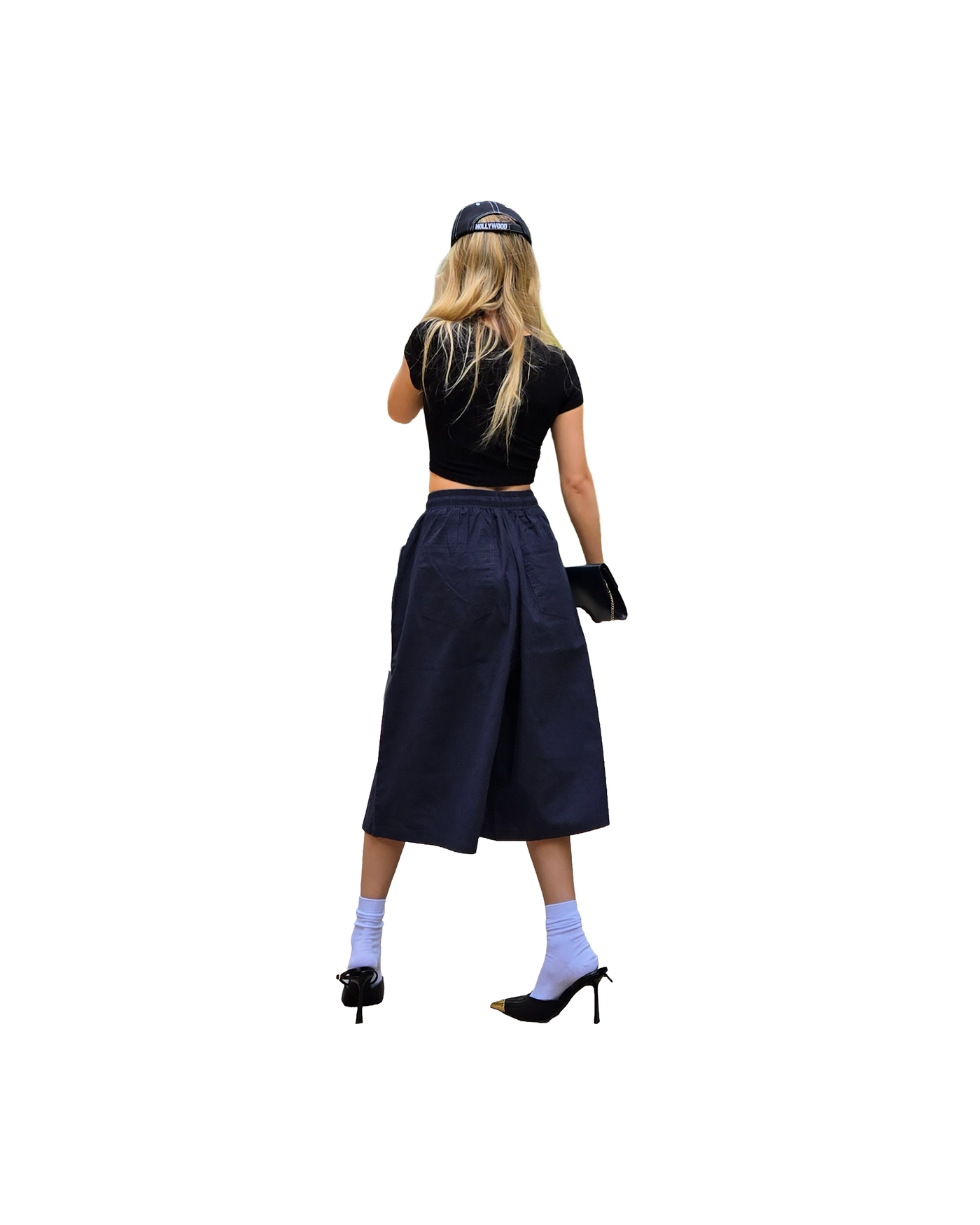 Wide-Leg Bio Linen Bermuda Shorts  [Styled on Her]