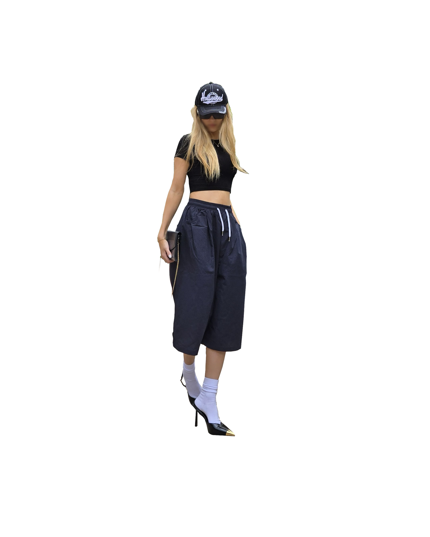 Wide-Leg Bio Linen Bermuda Shorts  [Styled on Her]