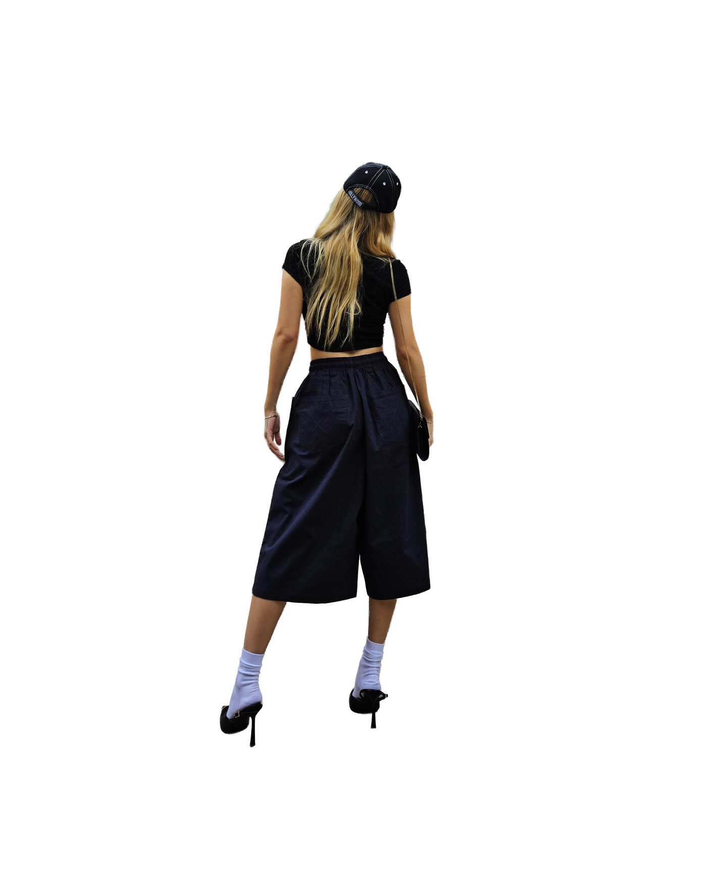 Wide-Leg Bio Linen Bermuda Shorts  [Styled on Her]