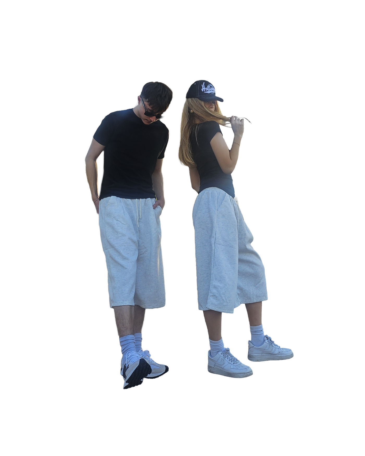 Unisex Fleece Shorts  [Styled on Her]