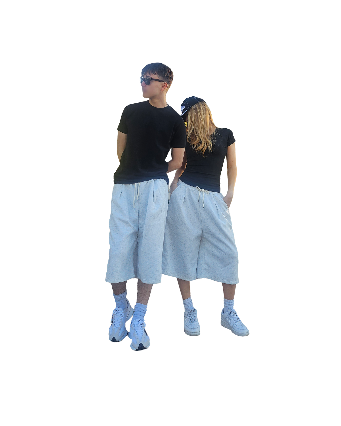 Unisex Fleece Shorts  [Styled on Her]