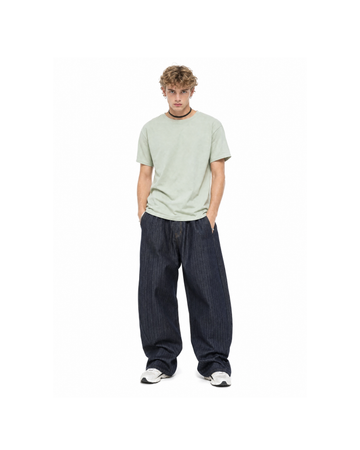 NOLL Arc Herringbone Raw Denim Balloon Jeans [Styled on Him]