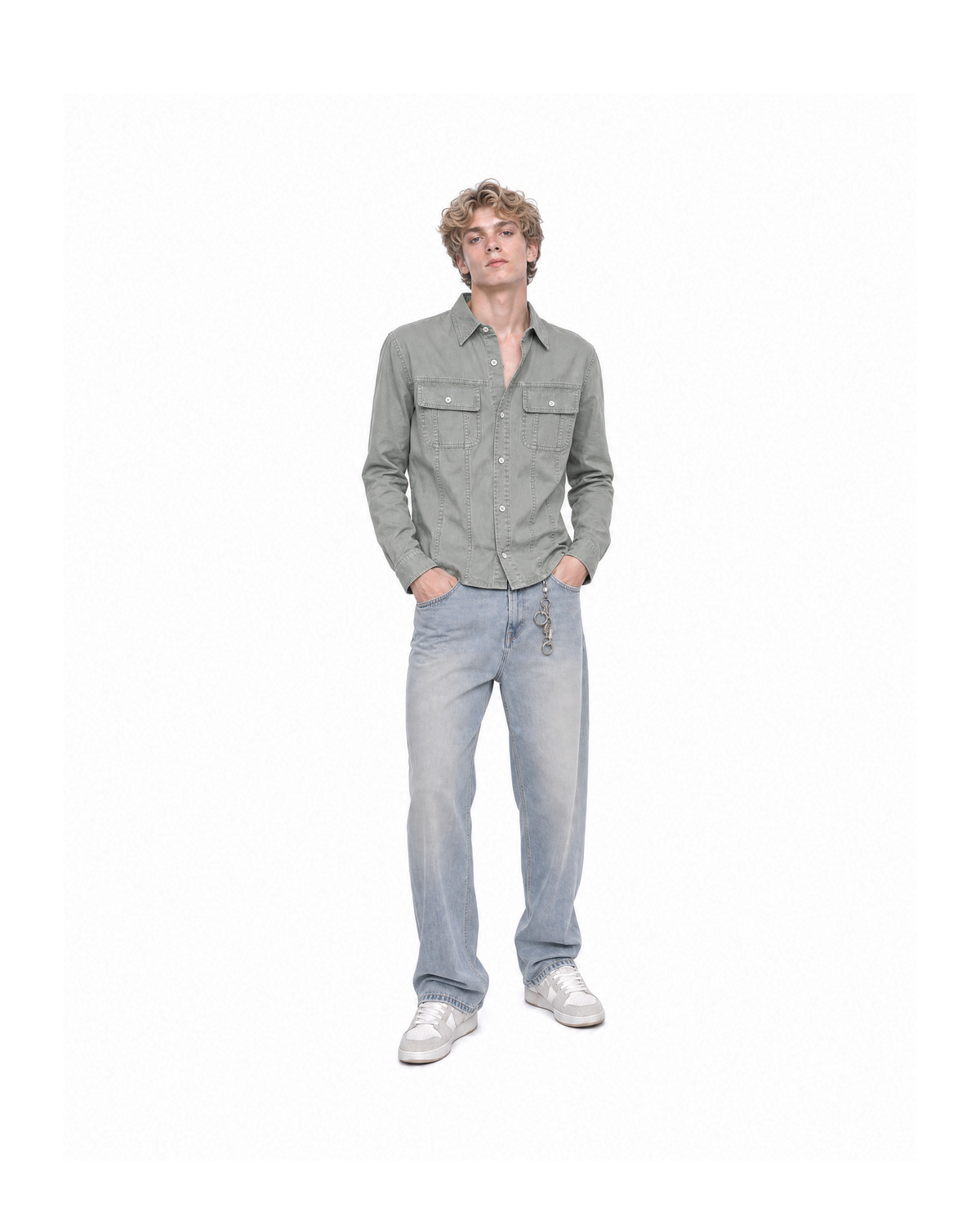 KELL Trace Slim Fit Shirt [Styled on Him]