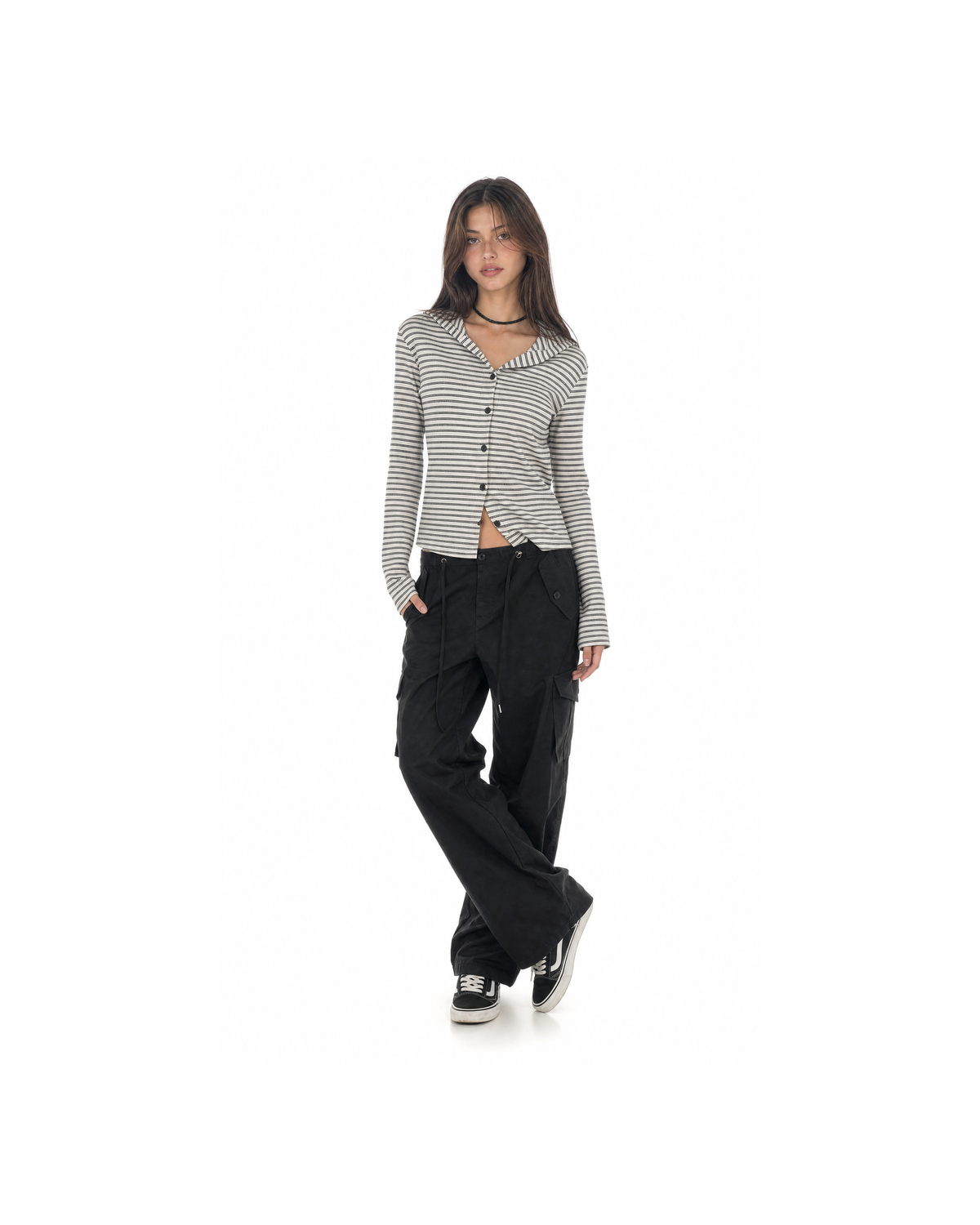 LUNE Line Hood Cardigan [Styled on Her]