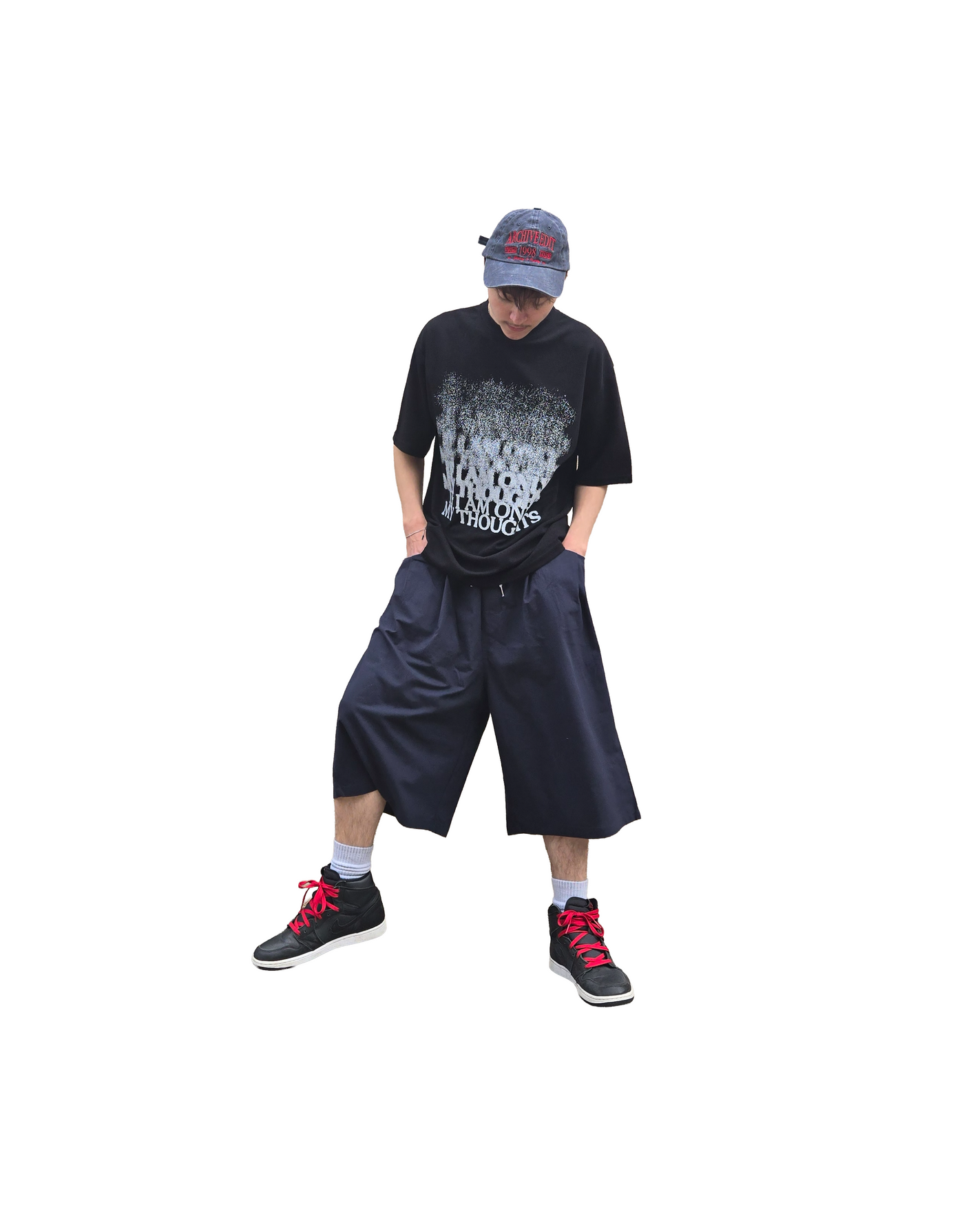 Wide-Leg Bio Linen Bermuda Shorts  [Styled on Him]