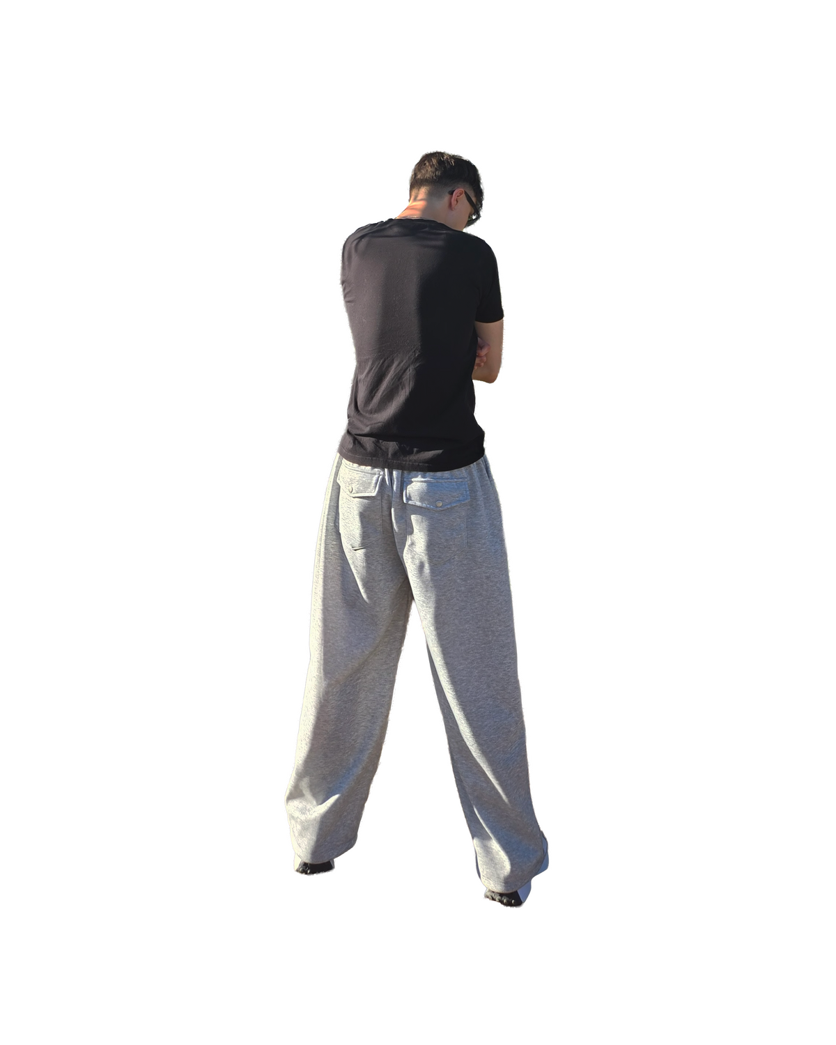 Back Pocket Drawstring Sweatpants  [Styled on Him]