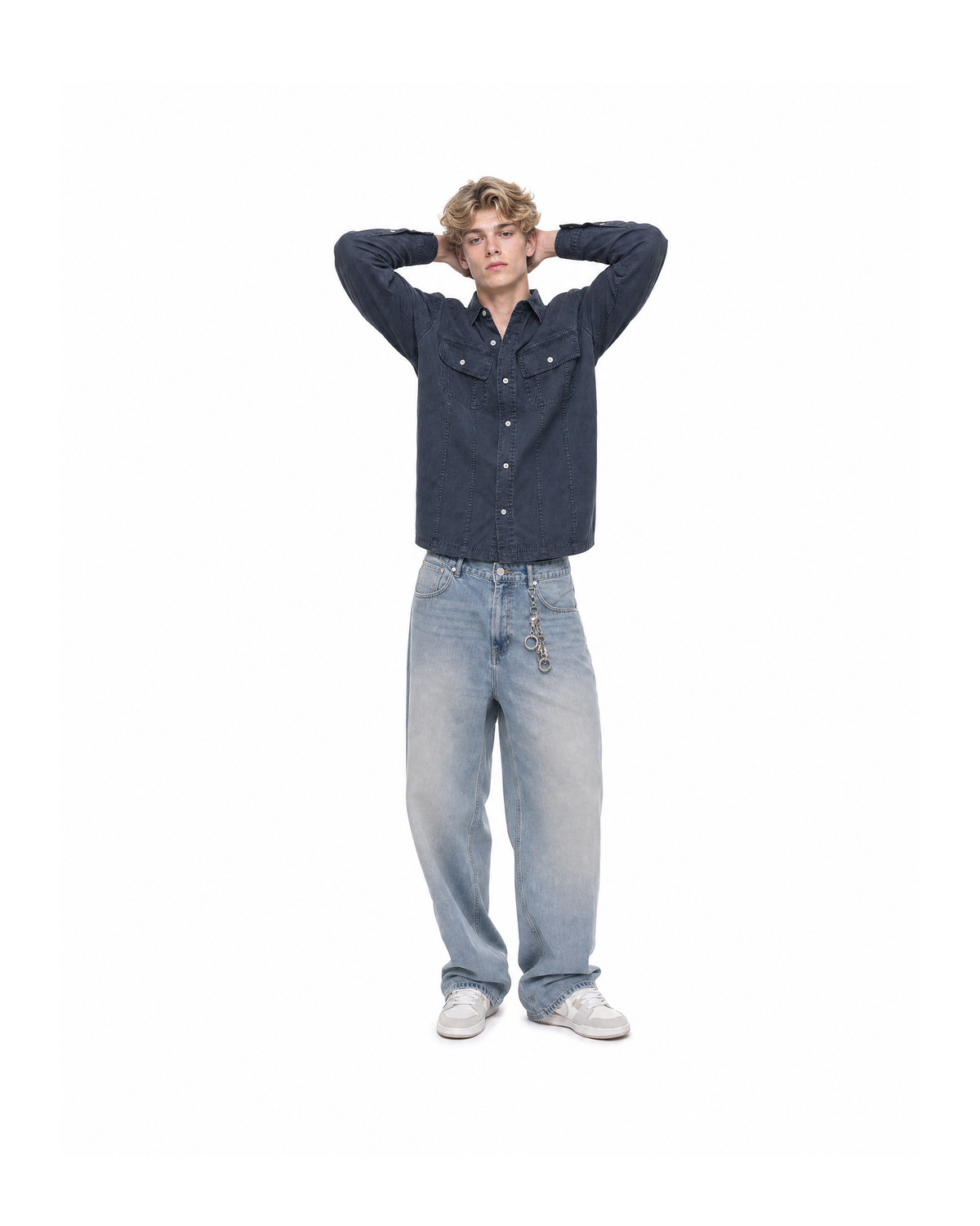 KELL Trace Slim Fit Shirt [Styled on Him]