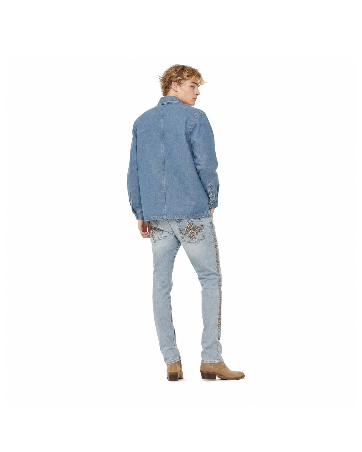 RAEL Motif Embroidered Shirt [Styled Beyond]