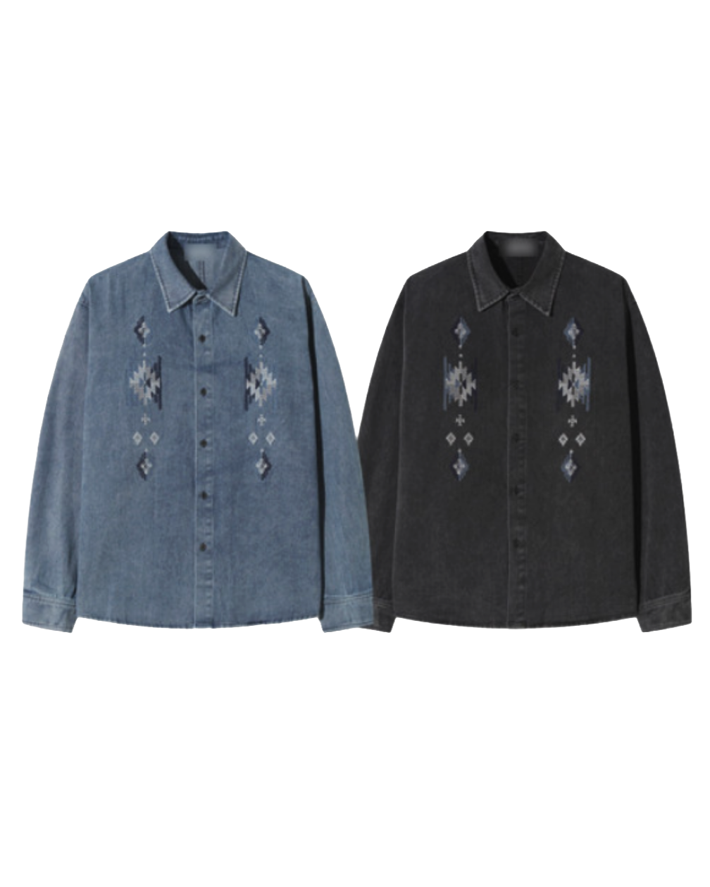 RAEL Motif Embroidered Shirt [Styled Beyond]
