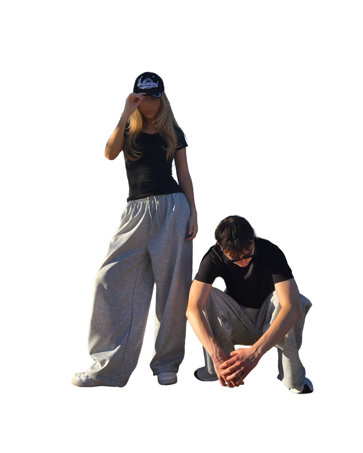 Back Pocket Drawstring Sweatpants  [Styled on Her]