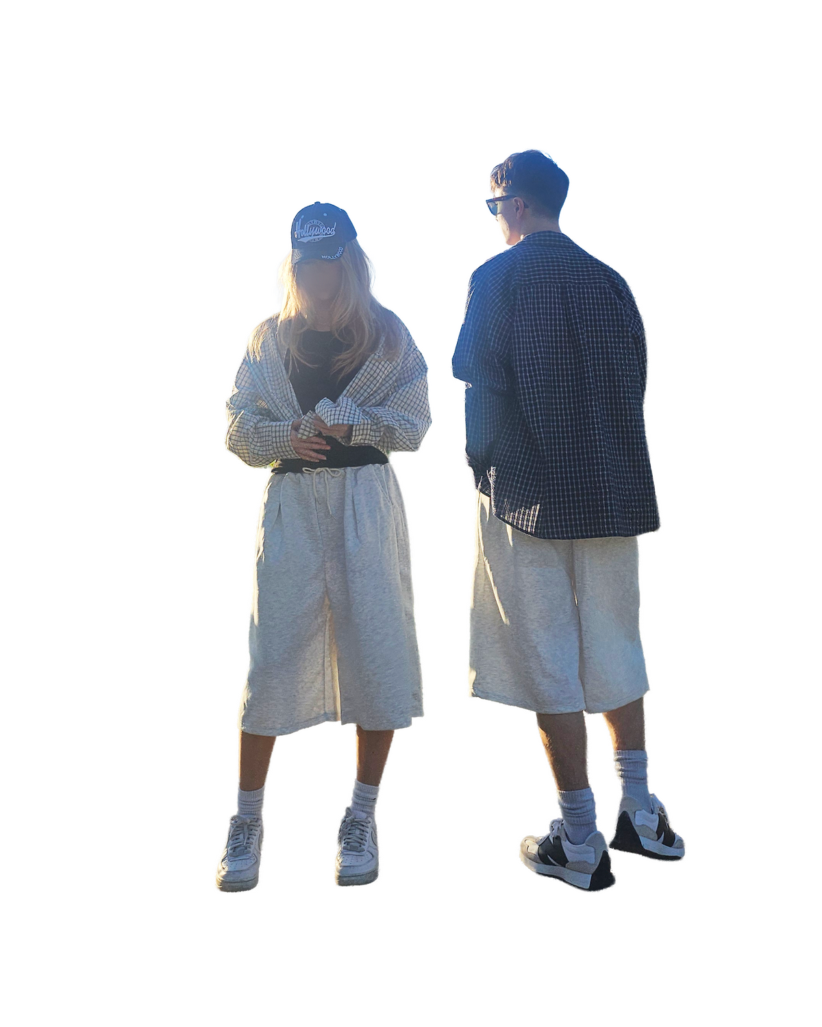 Breeze Sheersucker Check Shirt - White [Styled on Him]